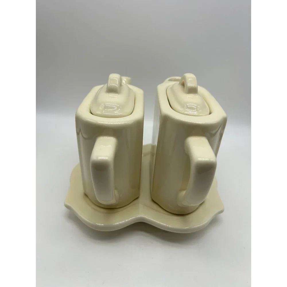 Restoration Hardware Teapot, Creamer and Tray 